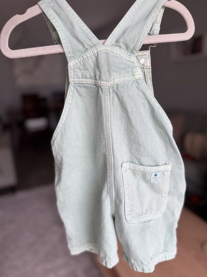Zara, Denim short overalls, 9-12M, Kids 12 Month (9-12M)