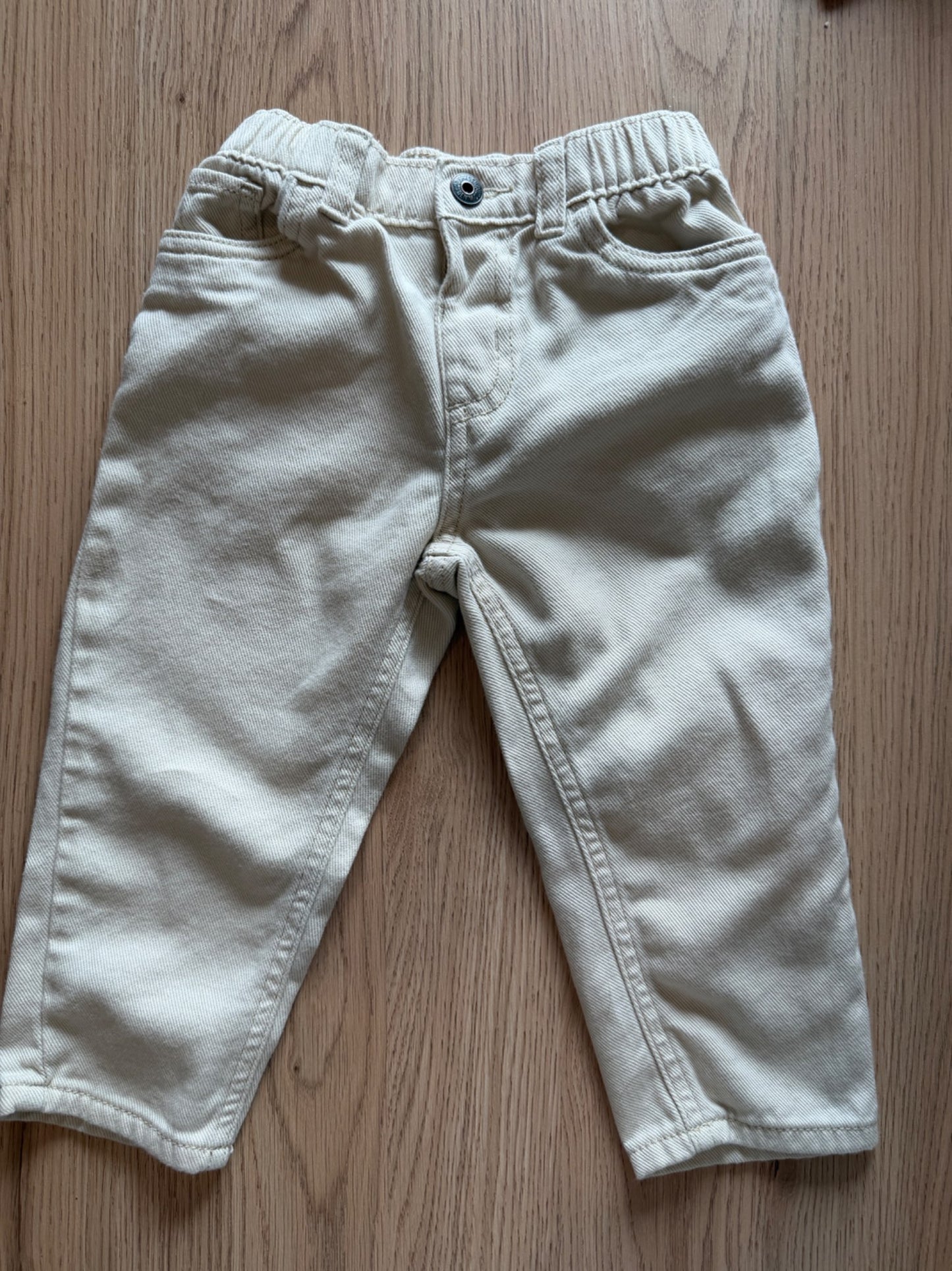 Osh Kosh, cream denim pants, 2T , Kids 2T