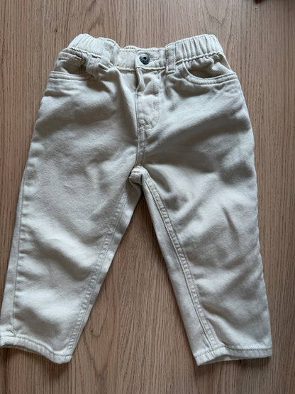 Osh Kosh, cream denim pants, 2T , Kids 2T