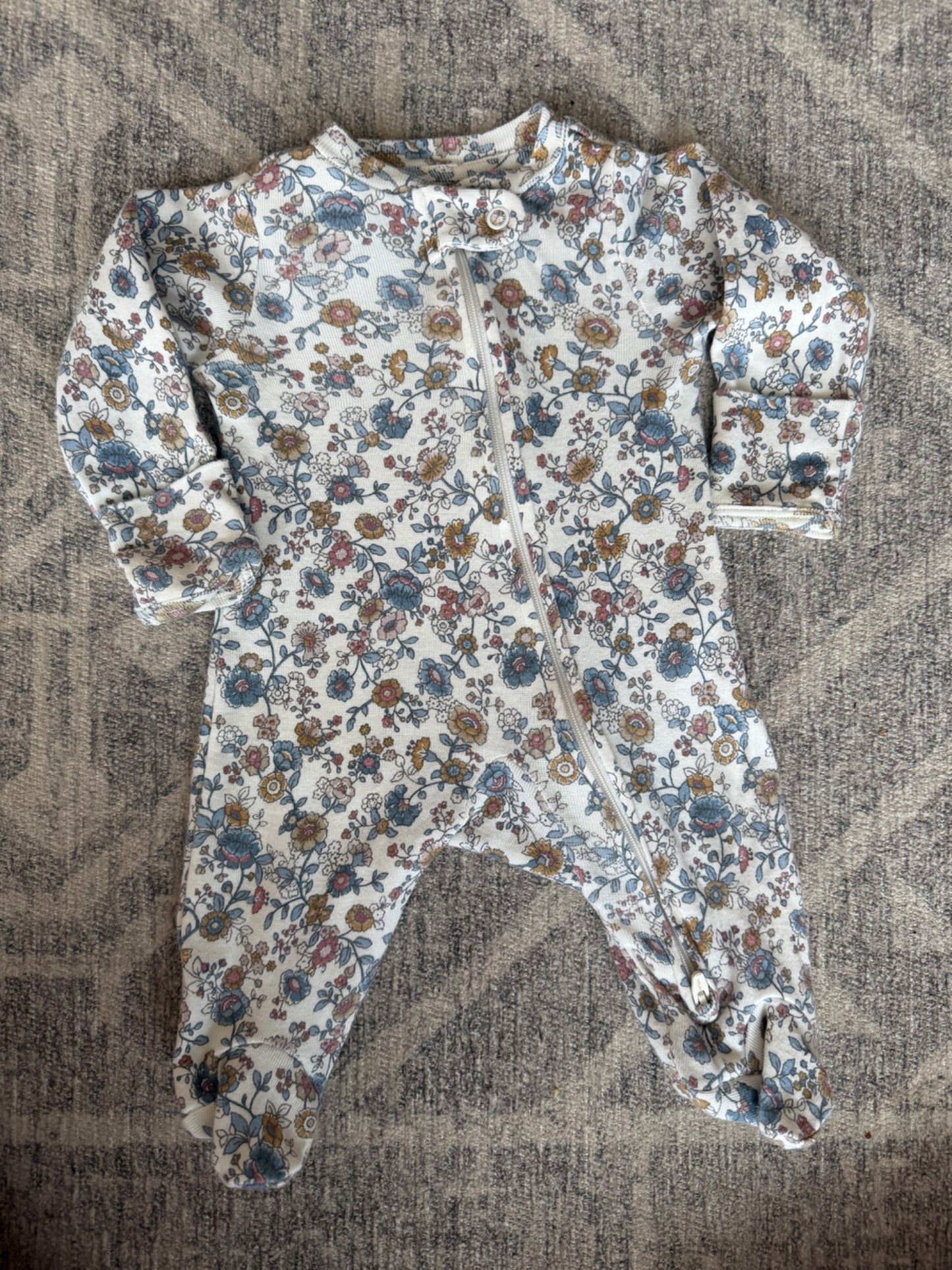 Floral Little Planet newborn sleeper , Kids Newborn