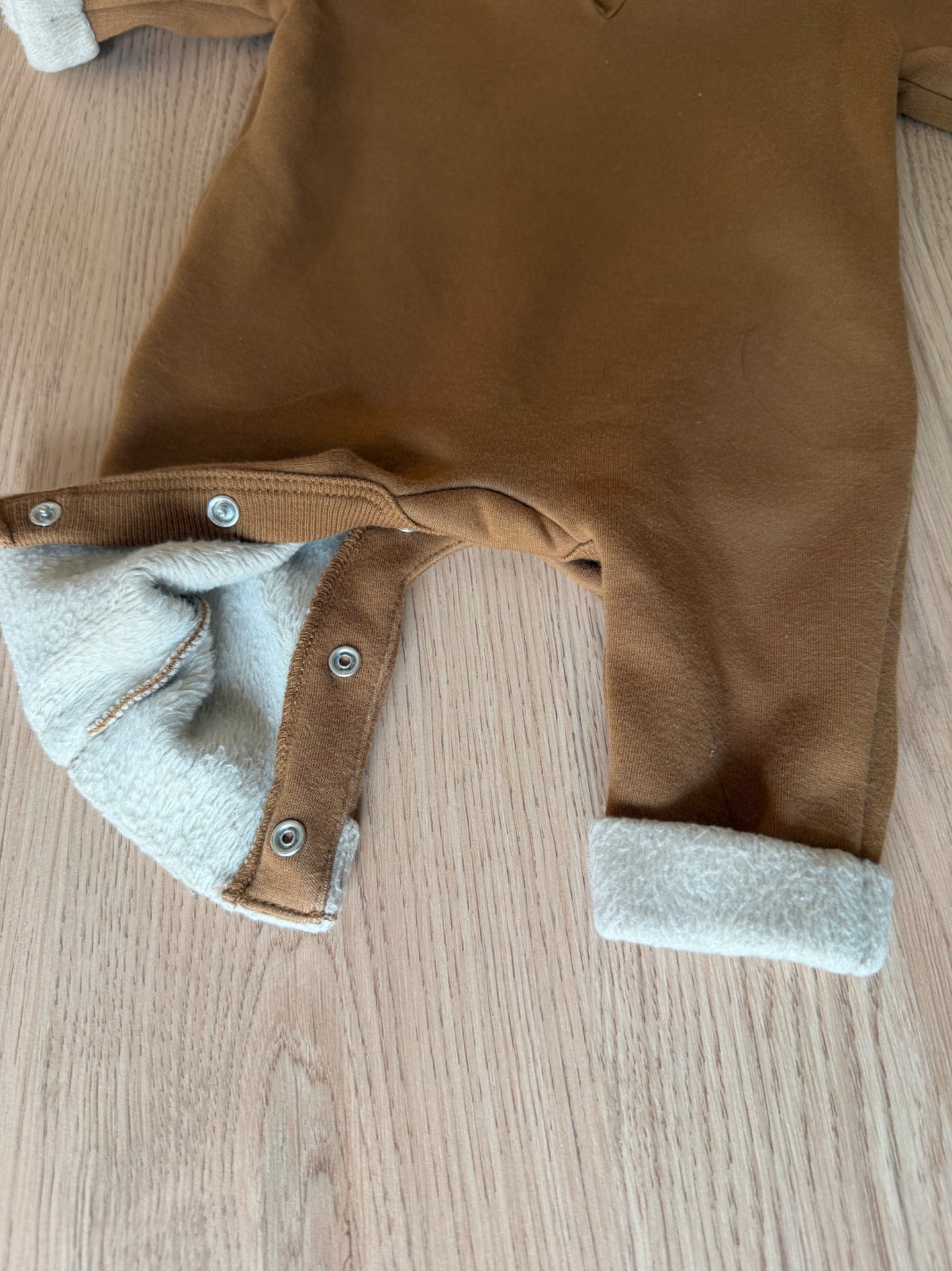 Gap brown teddy bear playsuit/romper 3M, Kids 3 Month (0-3M)