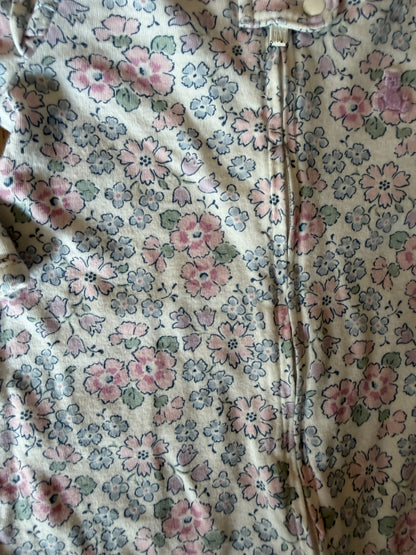 Gap girls floral sleepers x2, 0-3M , Kids 3 Month (0-3M)