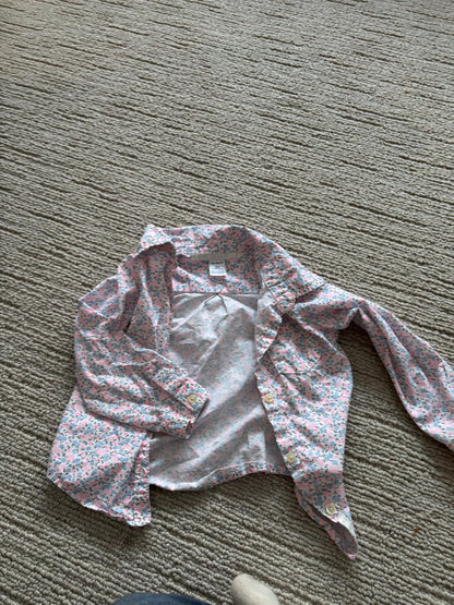 Flower button up , Kids 3T