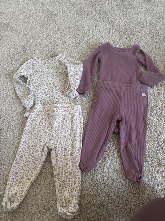 Two outfit sets , Kids 3 Month (0-3M)