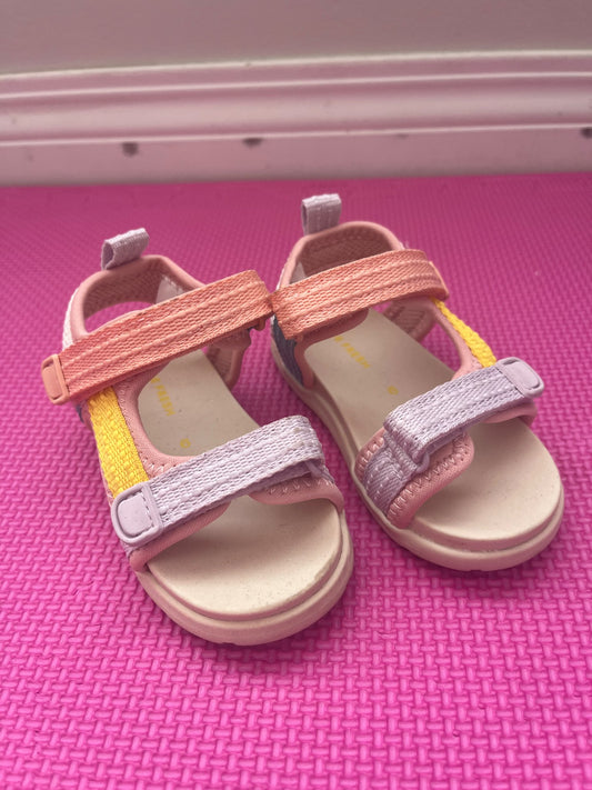 Girls Sandals , Shoes 6 (Walkers:12-24 mth)