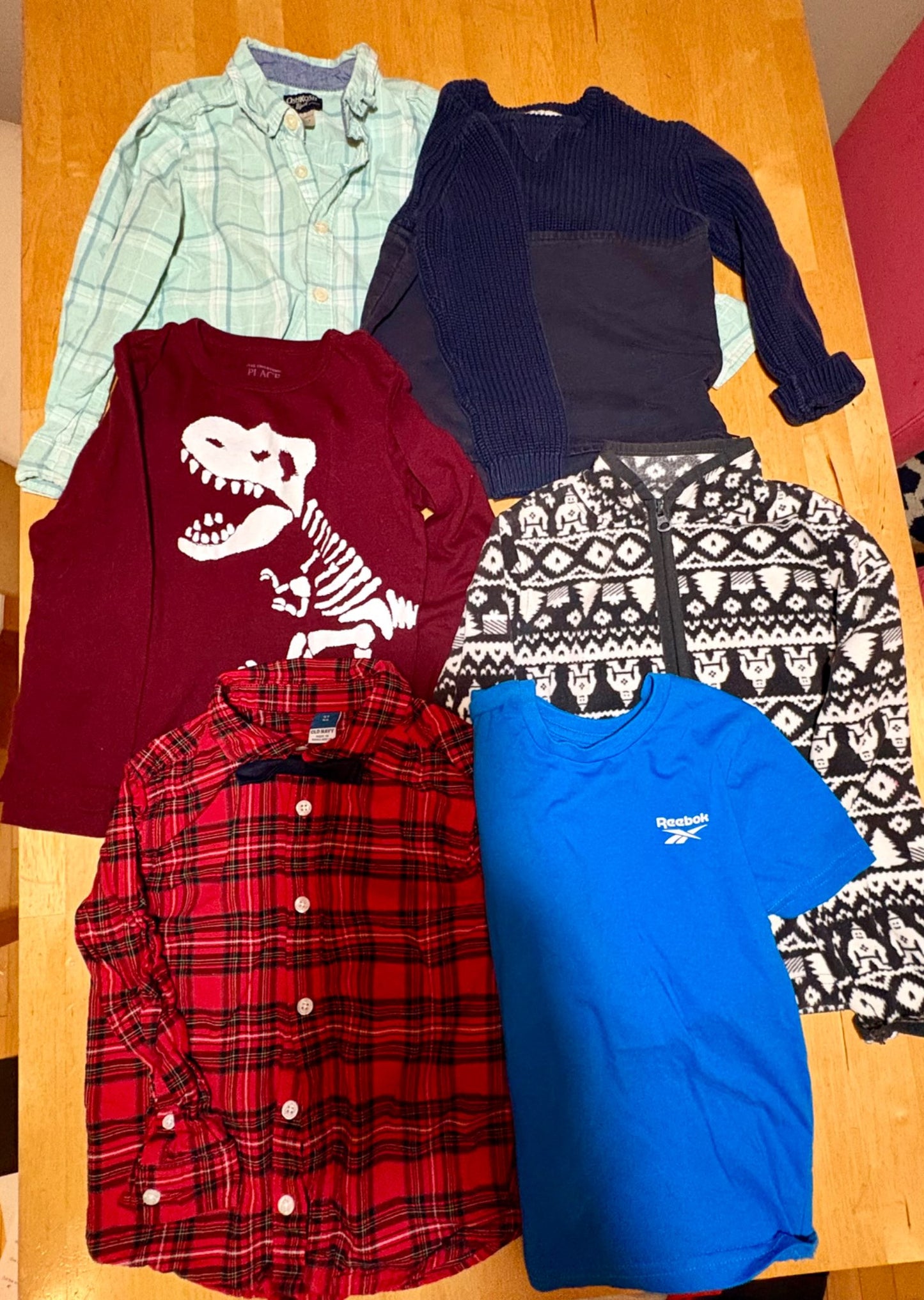 Boys 5 tops, Kids 5/5T