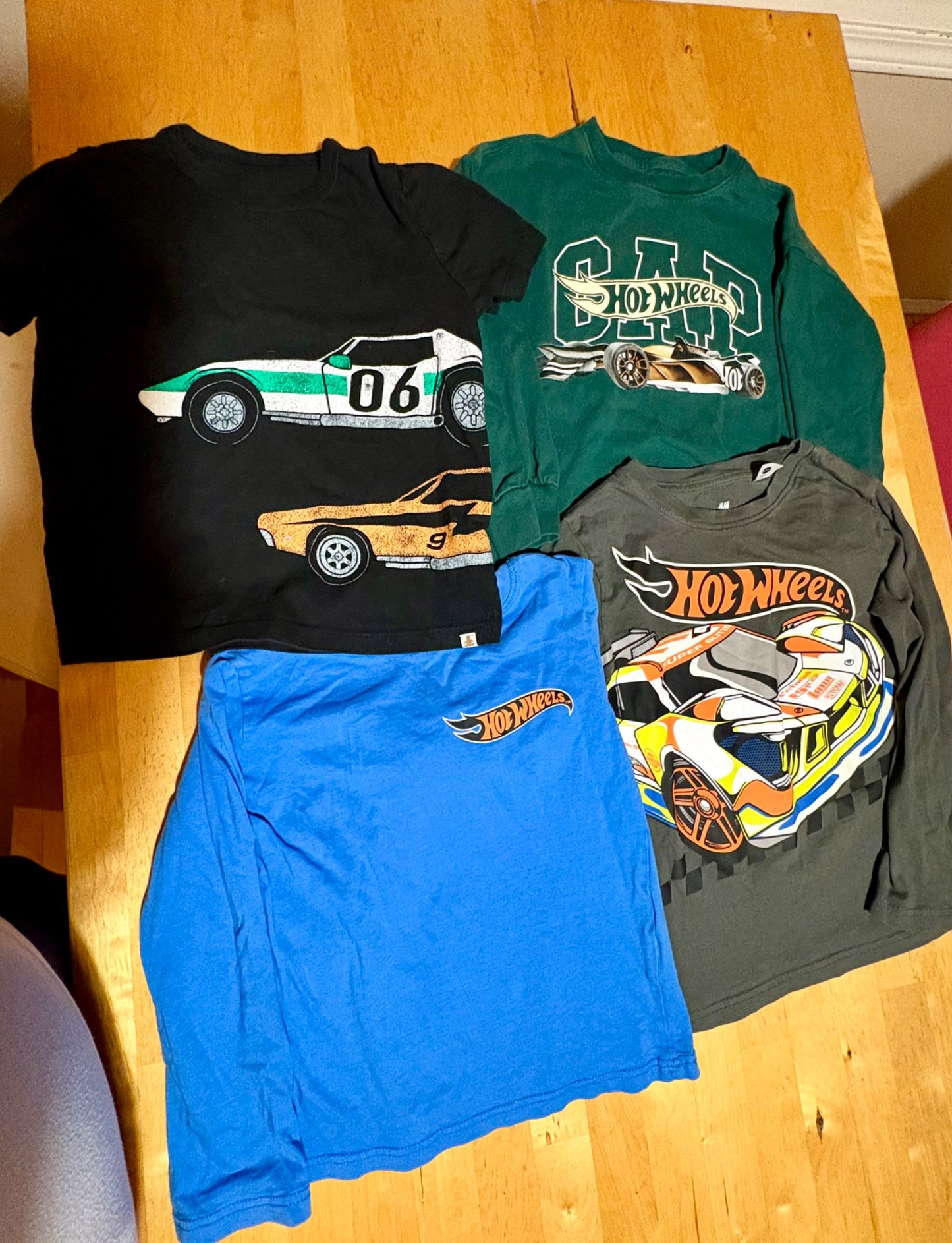 Hot Wheels shirt bundle!, Kids 5/5T