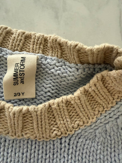 summer & storm knit vest 4/5, Kids 3T