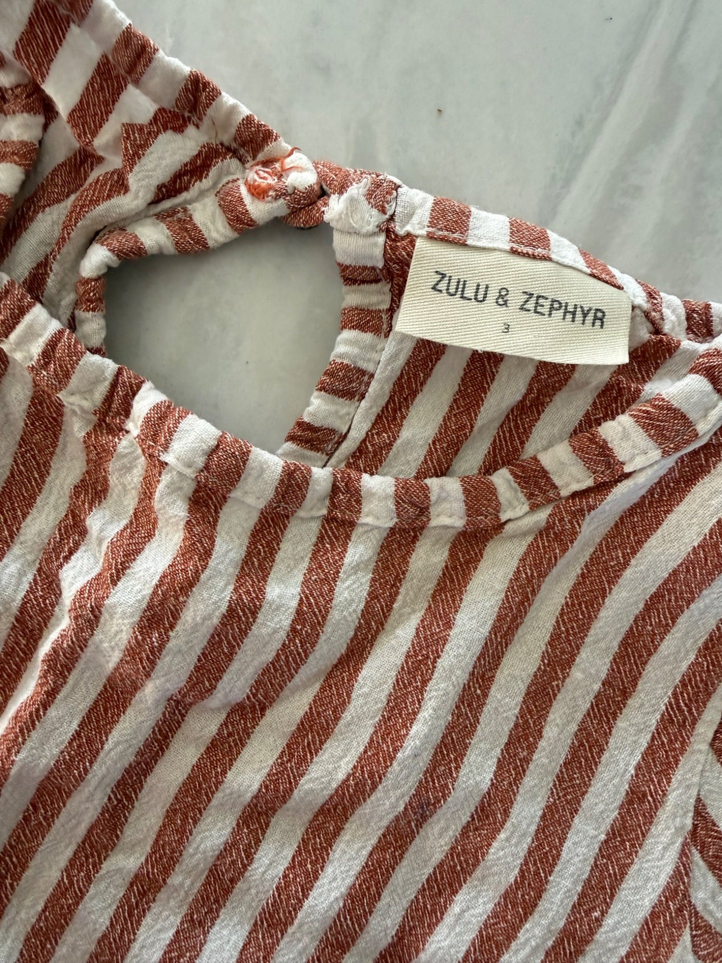 zulu & zephyr striped top, Kids 3T