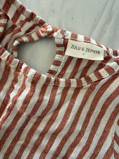 zulu & zephyr striped top, Kids 3T