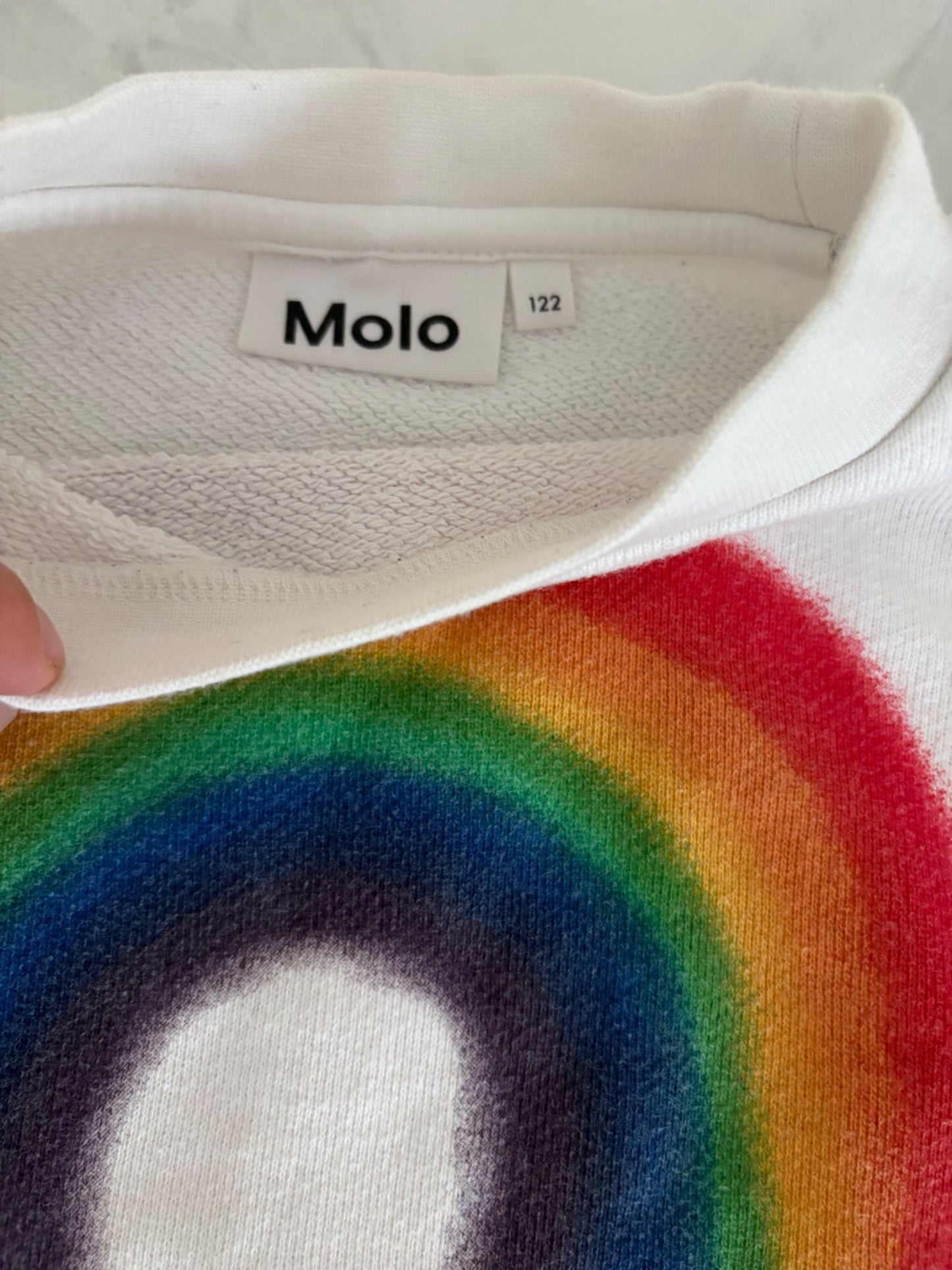 molo rainbow sweater french terry, Kids 6/6X