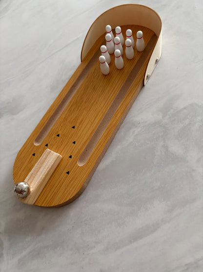 tabletop bowling set