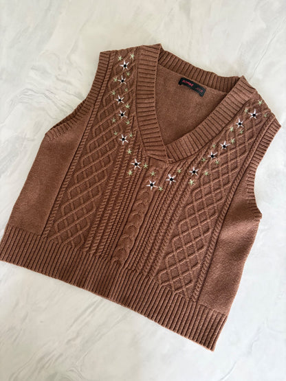 charming knit cottage vest, Kids 7