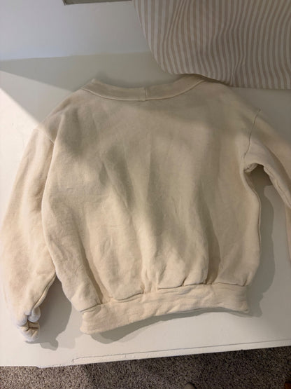 made in canada organic cotton sweater 4-6Y+, Kids 4/4T