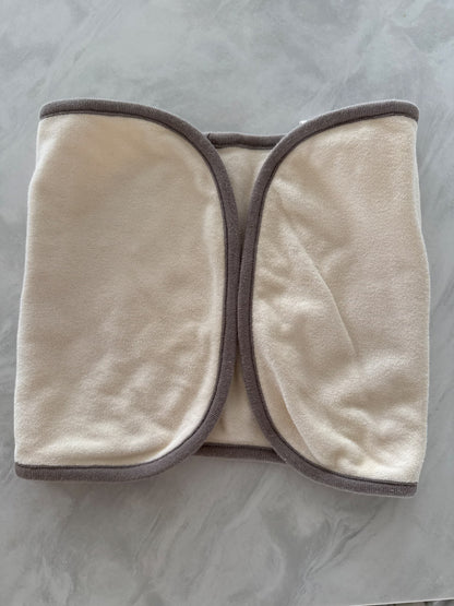 organic terry towel burb cloth - nature baby