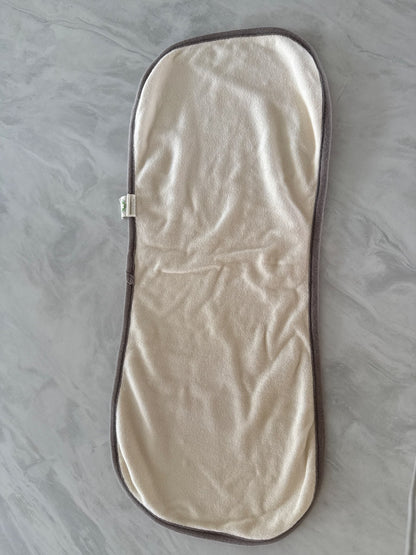 organic terry towel burb cloth - nature baby