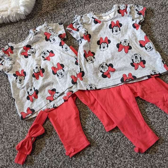 Minnie Mouse Outfits (Twin), Kids 6 Month (3-6M)