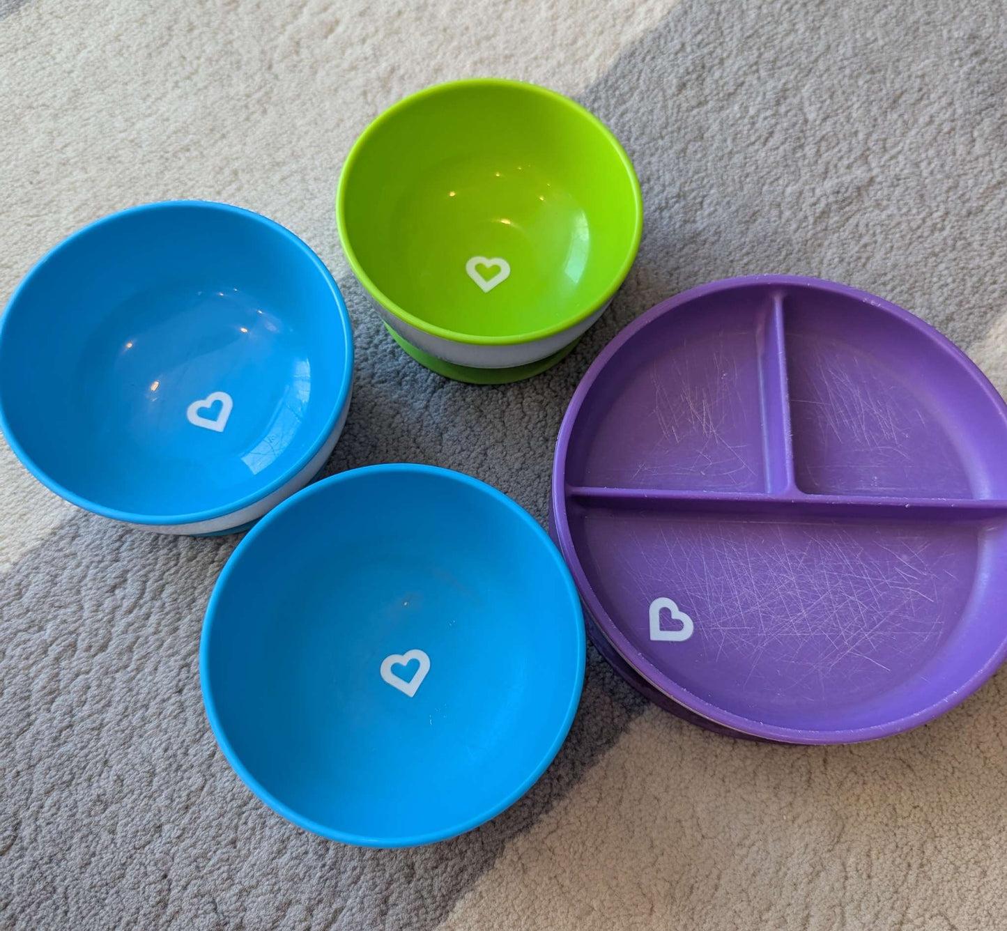 Munchkin Suction Plate & 3 Bowls