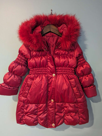 4/5T Red Winter Coat, Kids 4/4T