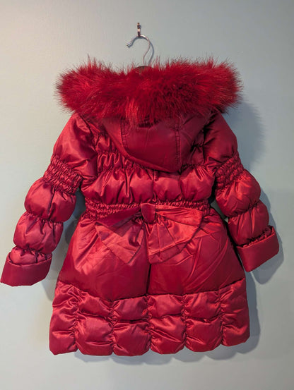 4/5T Red Winter Coat, Kids 4/4T