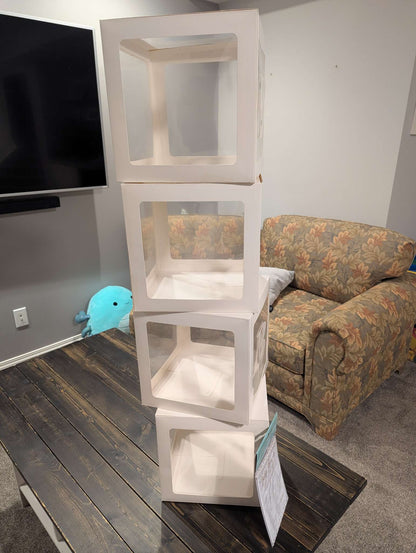 B-A-B-Y Ballon Box & "Whats in your Purse?" Game for Baby Shower