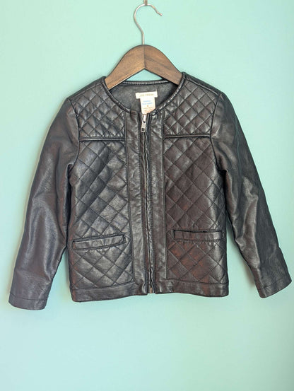 4T Faux Leather Jacket, Kids 4/4T