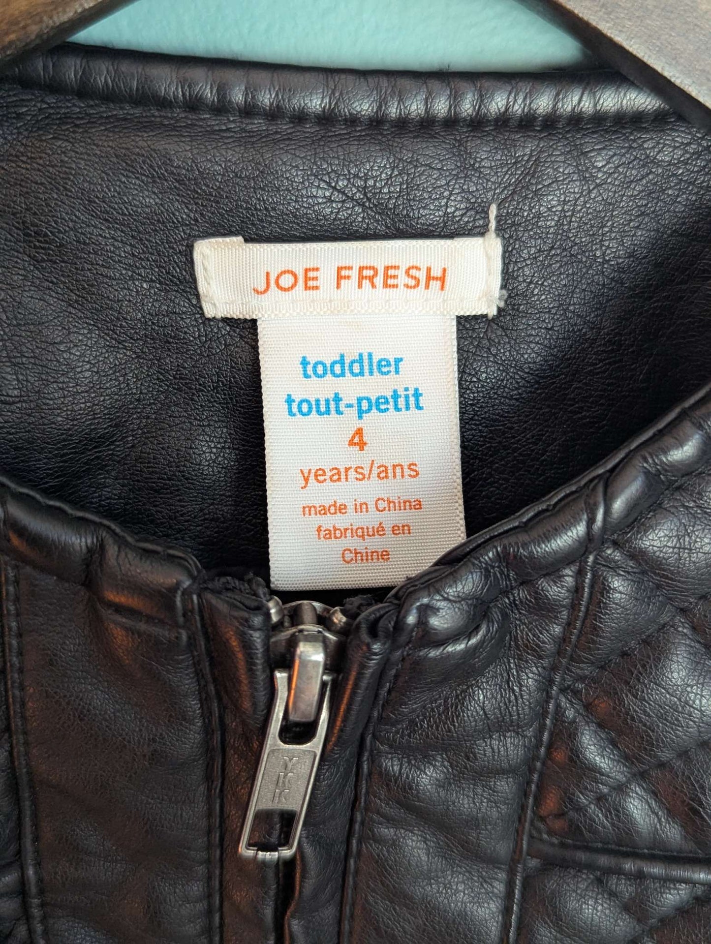 4T Faux Leather Jacket, Kids 4/4T