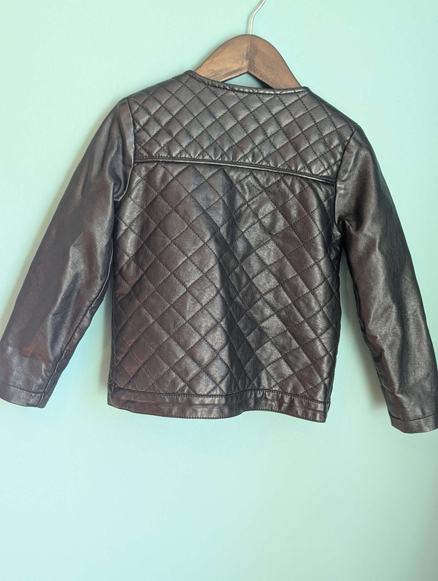 4T Faux Leather Jacket, Kids 4/4T