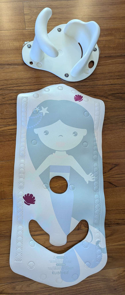 Baby Bath Support/Ring & Anti=Slip Bath Mat