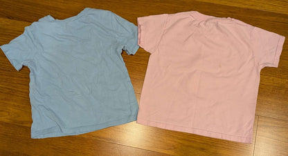 2 Tshirts - School Bus & Hungarian Woman, Kids 4/4T
