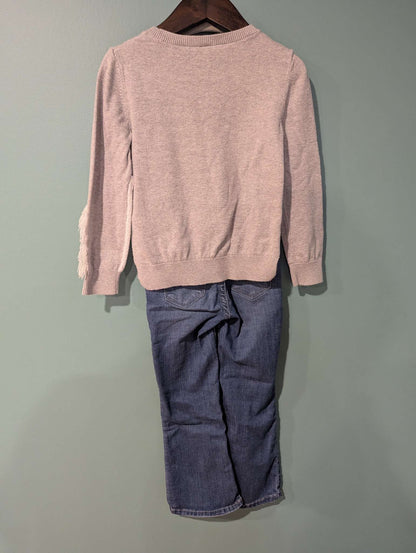 Unicorn Sweater & Jeans Set, Kids 4/4T