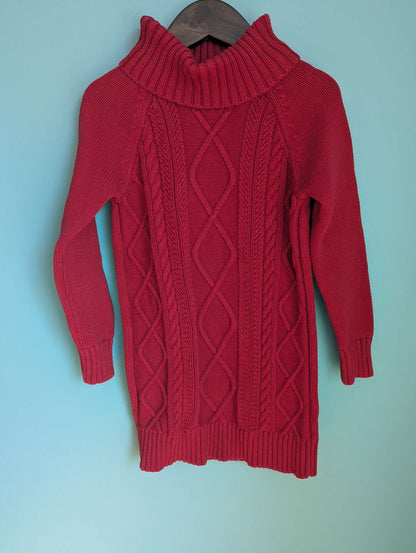 Red Sweater Dress, Kids 4/4T