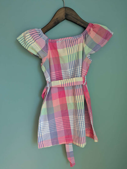 Plaid Dress - New Without Tags, Kids 4/4T