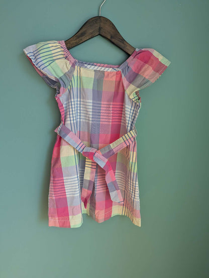 Plaid Dress - New Without Tags, Kids 4/4T