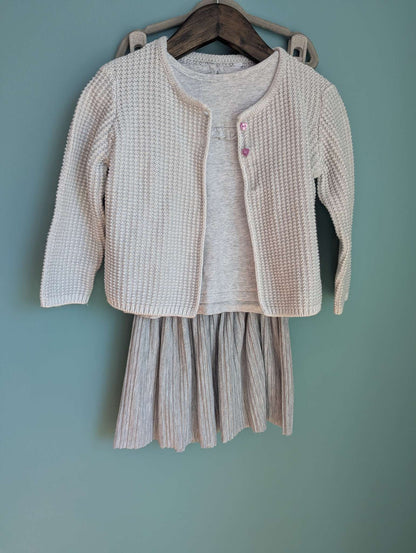 Grey Fancy Outfit, Kids 4/4T