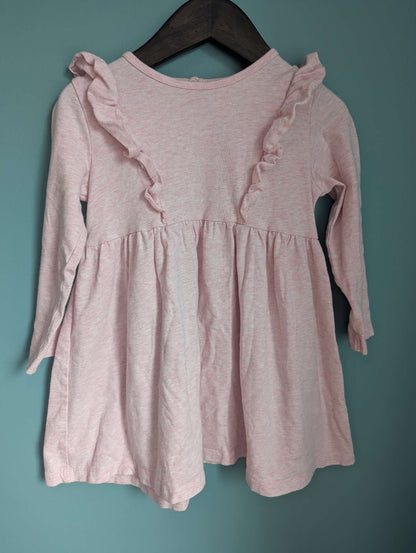 Long Sleeve Ruffle Dress, Kids 24 Month (18-24M)