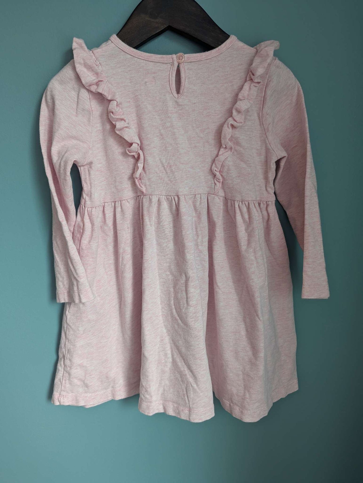 Long Sleeve Ruffle Dress, Kids 24 Month (18-24M)