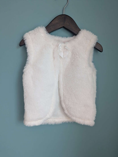12-24M Fuzzy Hat & Vest