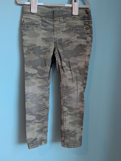 Camouflage Stretch Jeans, Kids 4/4T