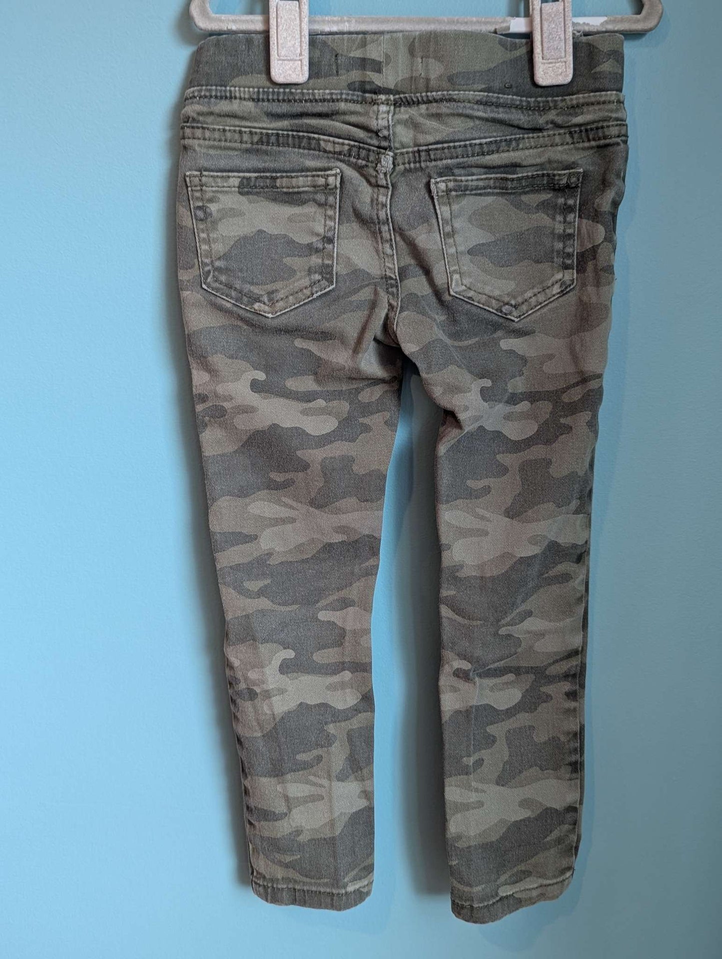 Camouflage Stretch Jeans, Kids 4/4T