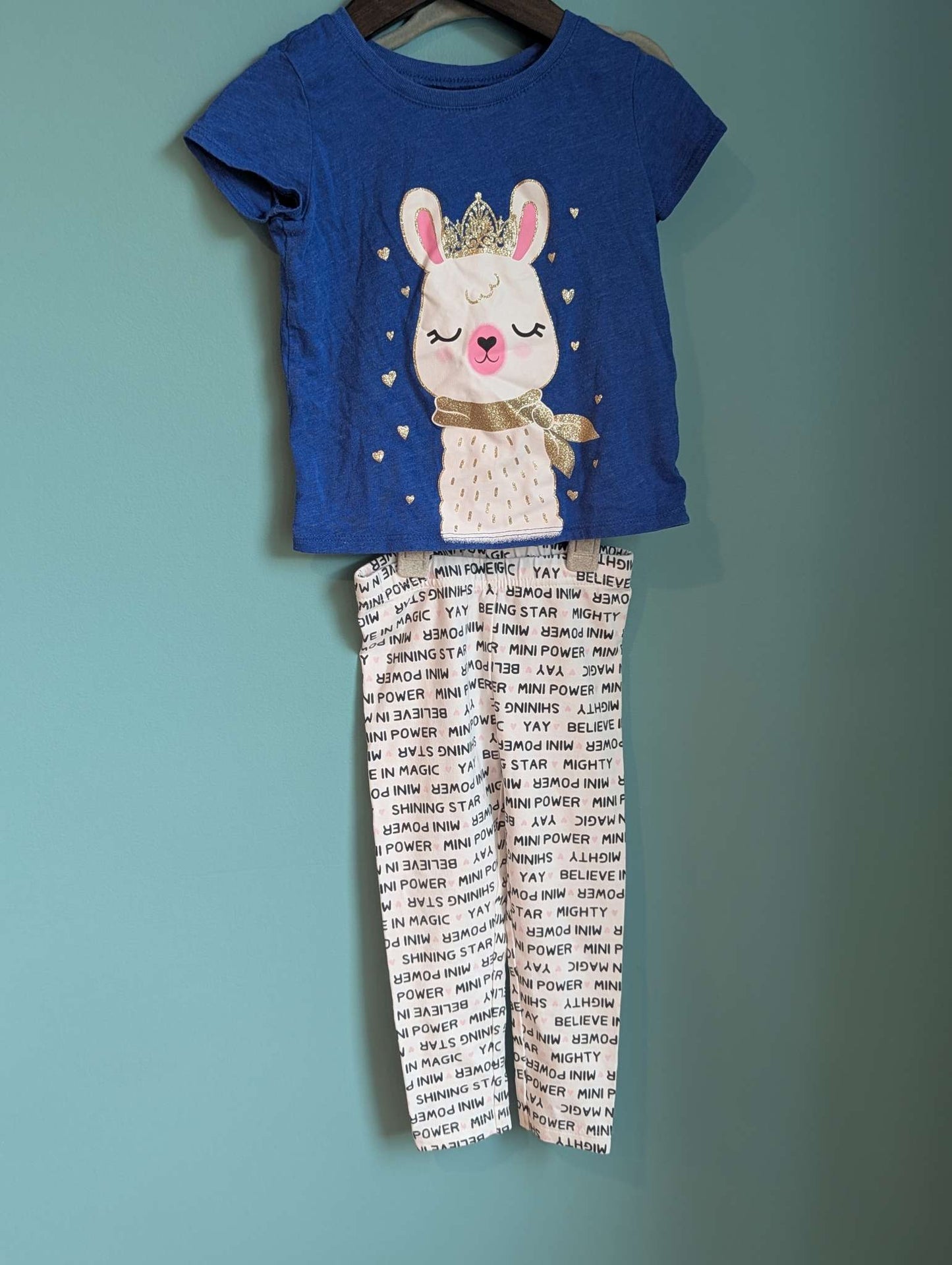 2 Tops & (New Without Tags) Leggings, Kids 3T