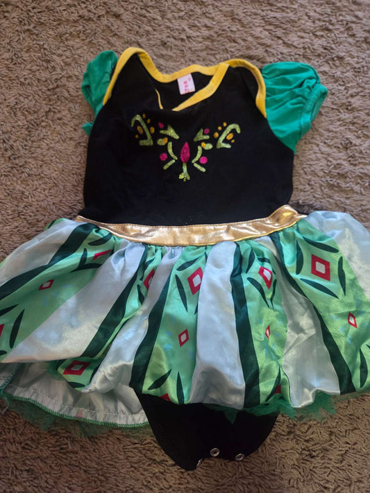 Princess Anna  Costume, Kids 12 Month (9-12M)