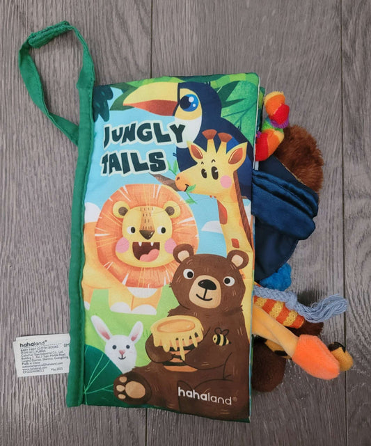 Jungly Tails crinkle book toy