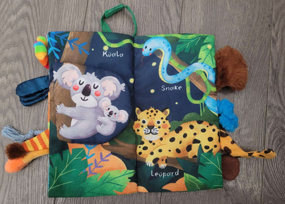 Jungly Tails crinkle book toy