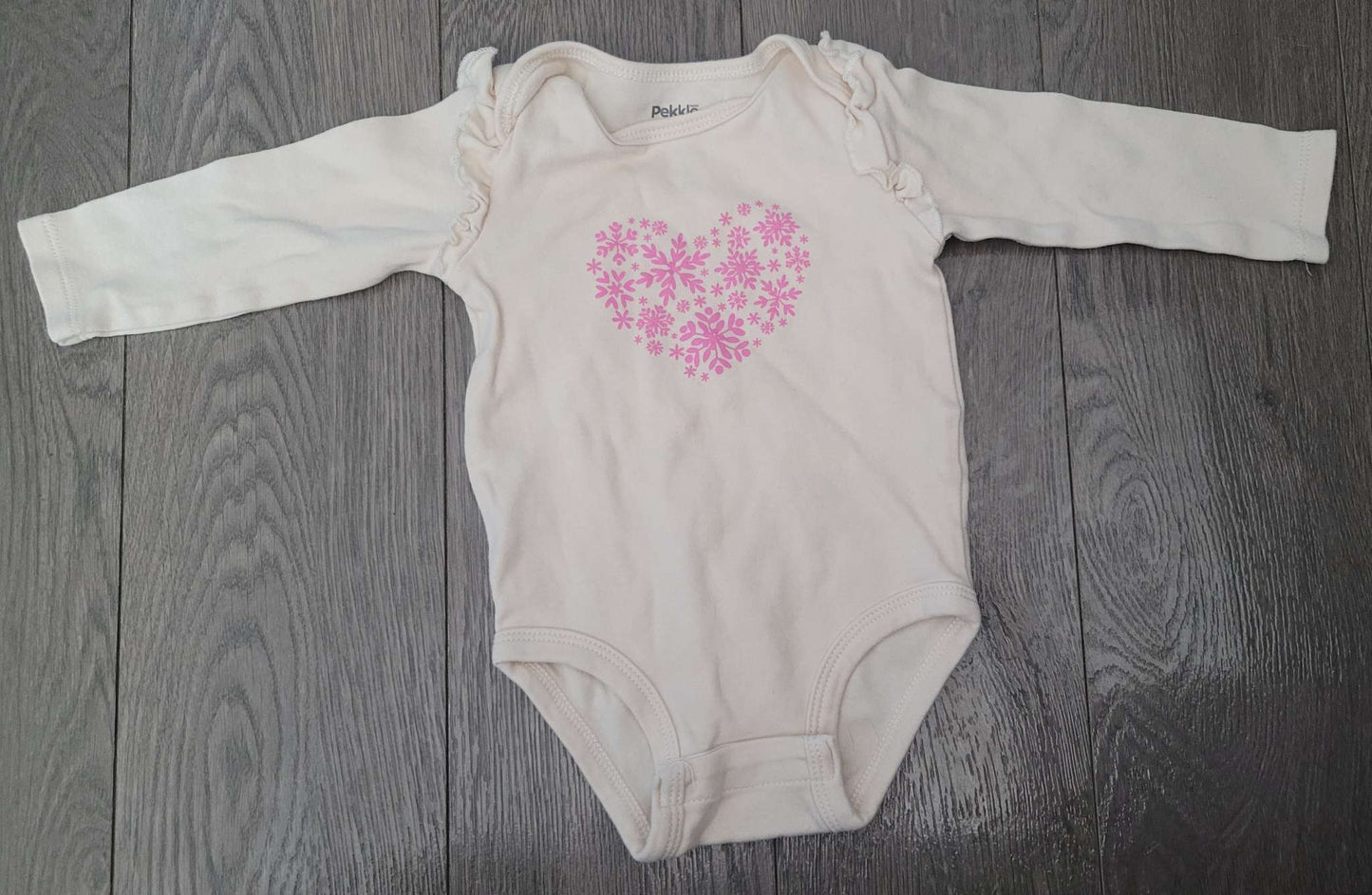 Long-sleeved Pekkle onesie, 9 month, Kids 9 Month (6-9M)