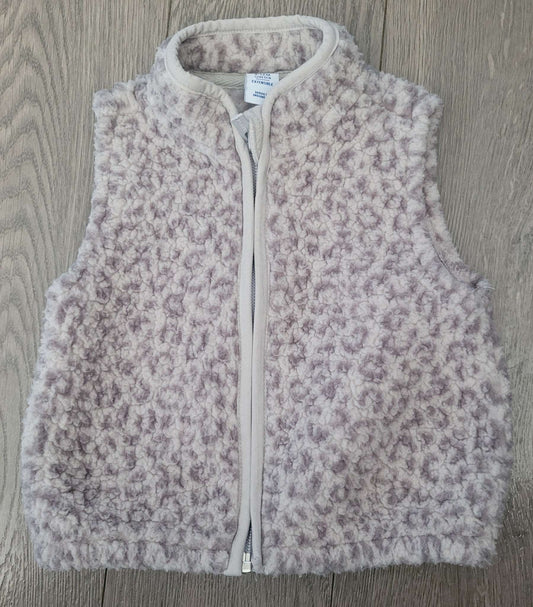 Leopard print fleece vest, 6-12 month, Kids 12 Month (9-12M)