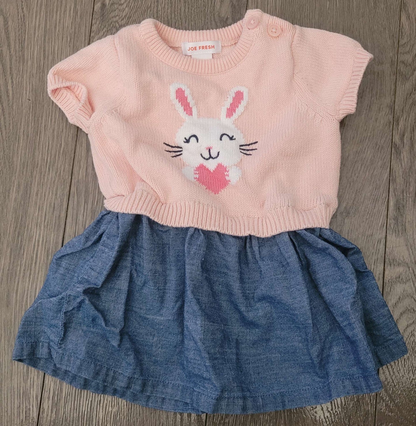Easter bunny dress, 3-6 month, Kids 6 Month (3-6M)