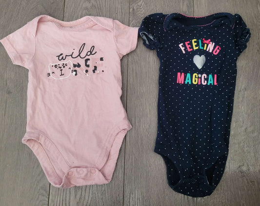 2 onesies, 3-6 months, Kids 6 Month (3-6M)