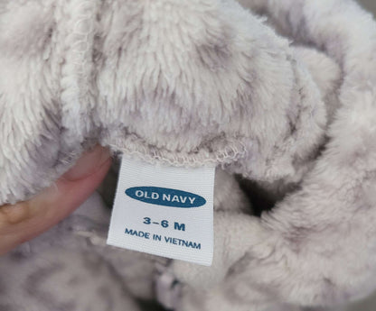 Snow leopard onesie costume, 3-6 months, Kids 6 Month (3-6M)
