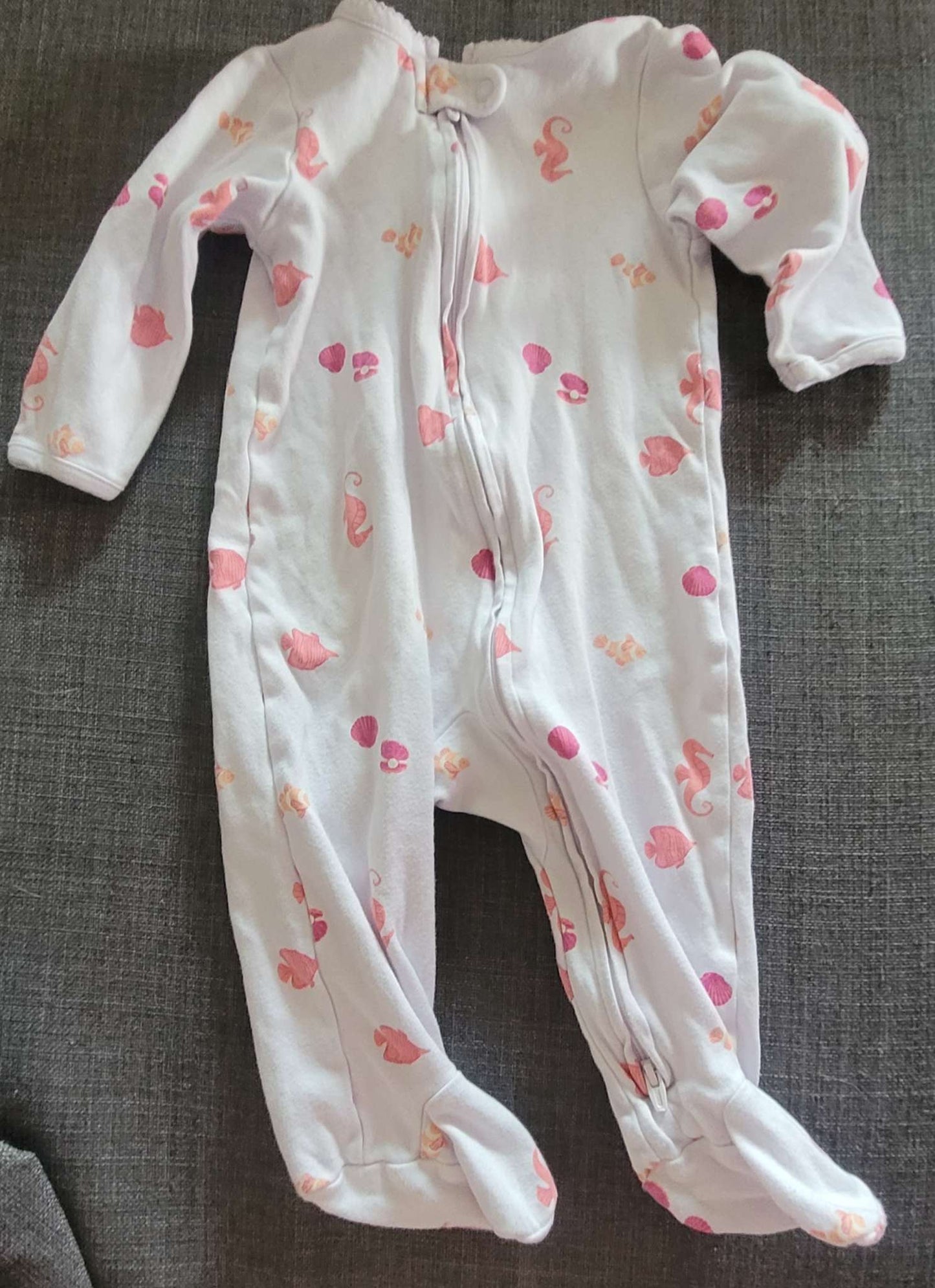 Pale purple sea creatures sleeper, 6-9 months, Kids 9 Month (6-9M)